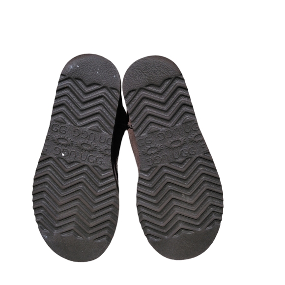 Ugg Australia Size 7 Classic Tall Brown Leather Suede Pull On Boots - Picture 6 of 15